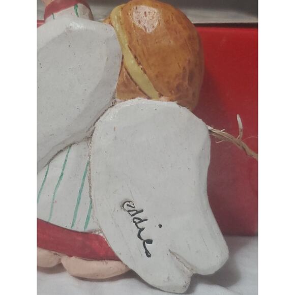 Eddie Walker Angel With A Drum Christmas Ornament - Picture 4 of 4